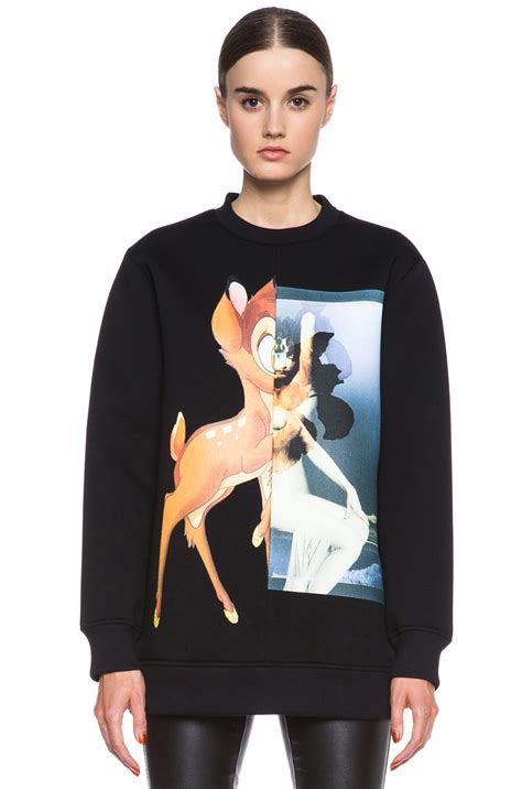 givenchy sweatshirt bambi print|givenchy sweatshirt fleece.